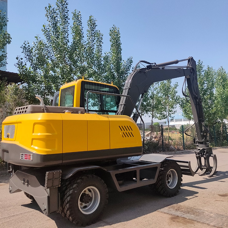 100型輪式抓木機  