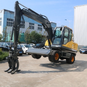 100型輪式抓木機  