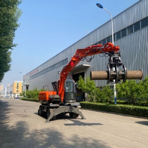 100型輪式抓木機